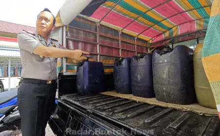 Beli di Barsel, Dijual ke Bartim: Polisi Gagalkan Pengangkutan 400 Liter Pertalite Subsidi