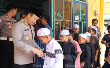 Kapolres Barsel Gelar Jumat Curhat di Masjid Kuba Danau Ganting, Ajak Warga Jaga Kamtibmas